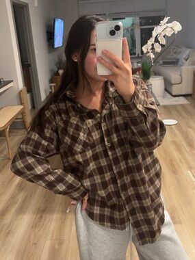 Plaid Brown Lane 201 Women's Flannel M/L